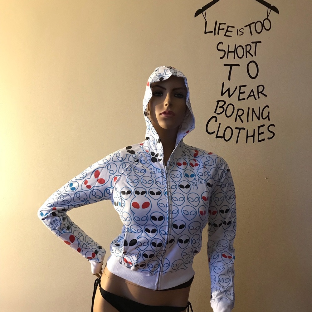 New Pepe jeans alien head hoodie